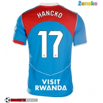 Ženske Nogometnih dresov Atletico Madrid David Hancko #17 Tretji 2025-26 Kratki rokavi